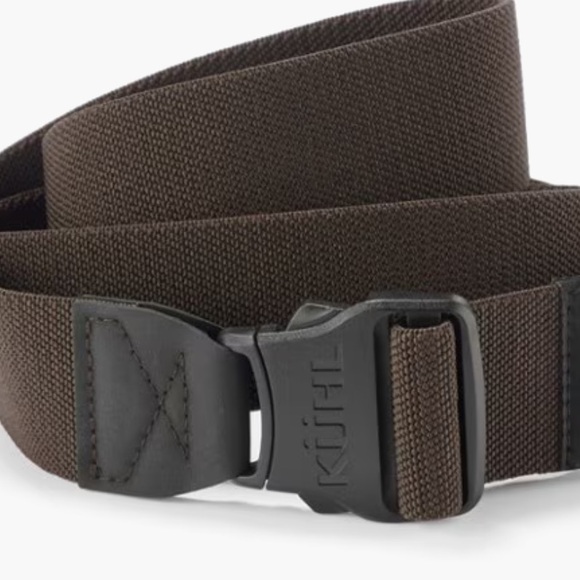 KUHL men’s Resistor Belt Size L/XL in espresso - Picture 2 of 6